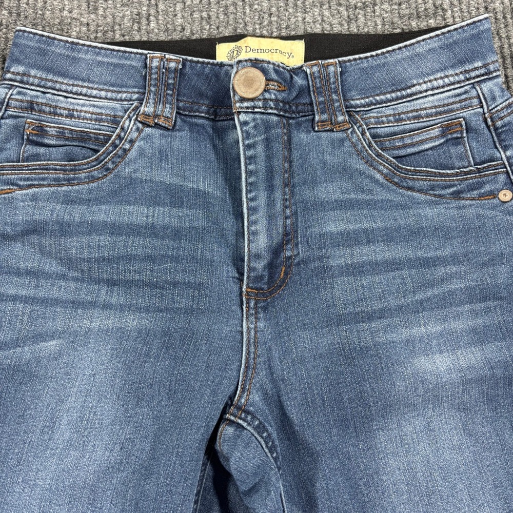 Democracy Skinny Jeans Womens 2 Blue Ab Solution Stretch B2279BBIYXX